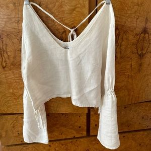 Hunter the label linen shirt